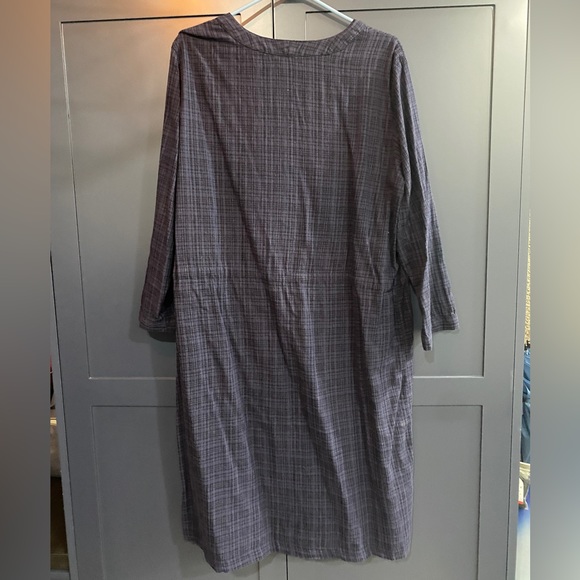 Joe Fresh XL Blue and Purple Dress with drawstring - great business casual look - Picture 3 of 3